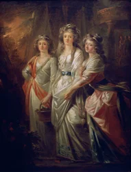 Elisabeth, Christiane és Marie Karoline von Thun grófnők