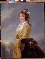 Elisabeth von Thun Hohenstein grófnő (1764-1806) portréja – Heinrich Friedrich Fueger (1751-1818) festménye, huile sur toile