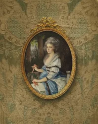 Erzsébet Wilhelmine Louise hercegnő, Württembergi Jenő herceg lányának portréja, 1788