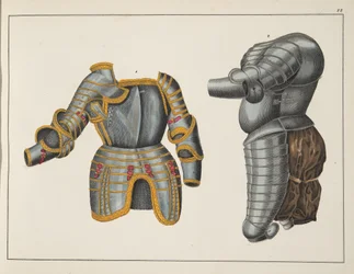 Páncél, lemez a lovagság fejlődésének és szokásainak történetéből, Dr. Franz Kottenkamp, kiadó: Carl Hoffmann, 1842