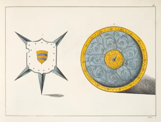 Pajzsok, lemez a lovagság fejlődésének és szokásainak történetéből, Dr. Franz Kottenkamp, Carl Hoffmann, 1842