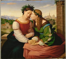 Németország és Olaszország, 1828 után (olaj, vászon)