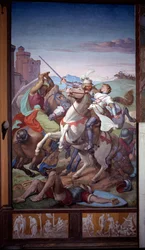 A pár Odorado és Gildippe - Fresco