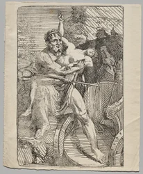 Proserpina elrablása Plútó által (2. verzió)