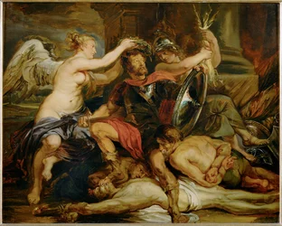 A győztes diadala (festmény vászonra)