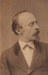 Hans von Bülow zeneszerző portréja 1830-1894, c. 1875.