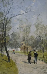 A királyi kertből (olaj, vászon)