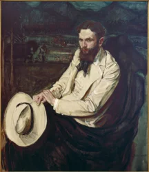 Leopold Staff költő portréja