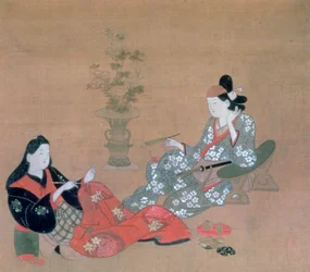 „Courtesan Entertaining an Actor”, c1695