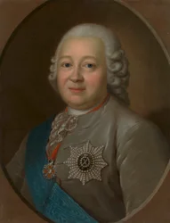 Nyikita Ivanovics Panin gróf tábornok portréja 1718-1783, 1770-es évek.