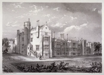 Kilátás a Lambeth-palotára, London, 1830