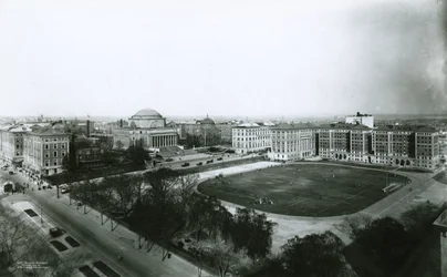 A Columbia Egyetem kampusza délnyugatról, New York, 1910