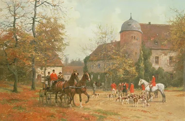 Érkezés a vadászatra, 19. század