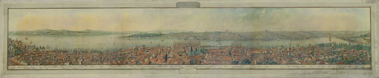 Konstantinápoly kilátása