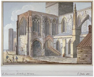 Southwark katedrális, London, 1825
