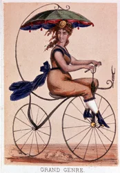 Kerékpár 1869-ben: "Gosthiaux, Bibl. of the City of Paris.