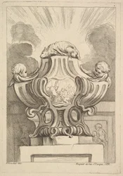 Terv urnához, 1725-72.