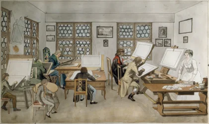Bartholomäus Fehr színezőműhelye St. Gallenben