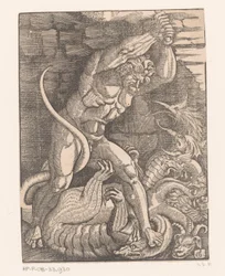 Herkules megöli Lerna hidráját Hercules munkái (sorozat címe)