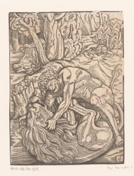 Herkules a nemeai oroszlán ellen harcol Hercules munkái (sorozat címe)