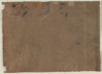 Vázlat egy fejről, 1780-as évek.