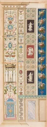 Pilaszter Loggia XIII (dísz Diana templomával a közepén)