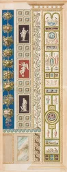 Pilaszter Loggia XIII (dekoráció tájakkal és vadászdarabokkal)