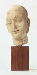 Szerzetes, Kushan-dinasztia, i.sz. 100-400 (stukkó)