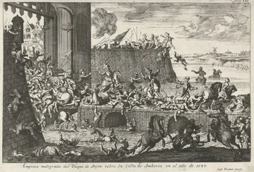 Franse Furie te Antwerpenből, 1583 Anjou herceg megbukott társasága Amberez városában 1583-ban (cím a tárgyon)