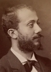 Alexandre Luigini zeneszerző portréja 1850-1906, 1900.