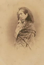 Rosine Stoltz operaénekesnő portréja 1815-1903, 1855-1859.