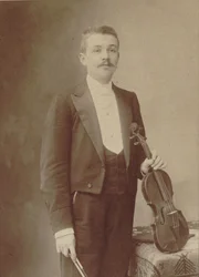 Henri Marteau hegedűművész és zeneszerző portréja 1874-1934.