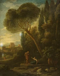 Klasszikus táj figurákkal