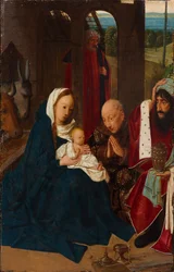 A mágusok imádása, 1480-as évek.