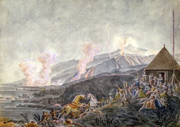 Pánik a Piton de la Fournaise kitörésekor
