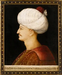 I. Szulejmán, a Nagyszerű (1494-1566) oszmán szultán portréja