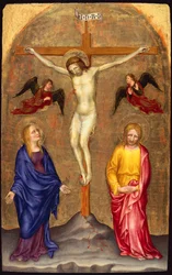 A keresztre feszítés (tempera a panelen)