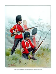 The 87. Princess Victorias Royal Irish Fusiliers, 1890.