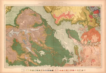 Colorado és a szomszédos terület egyes részei geológiai és földrajzi atlasza,