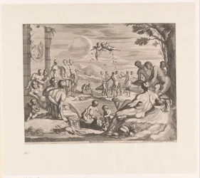 Tivornyázó Bacchanalia (cím a tárgyon)