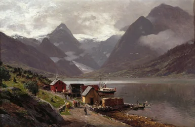 Fjærlands fjord Mundalból nézve