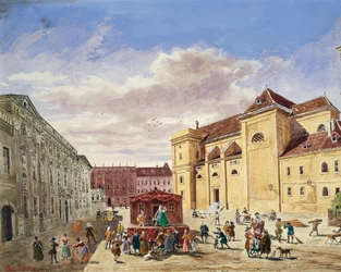 Kilátás Freyungra, Bécsben