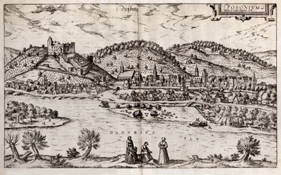 Pressburg Bratislava. Forrás: Világföldrengés, 1588