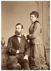 Hermann von Ihering portréja első feleségével, Anna Maria Clara Belzer Wolfdal