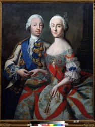 Piotr Feodorovich nagyherceg (később Oroszország III. Péter) portréja
