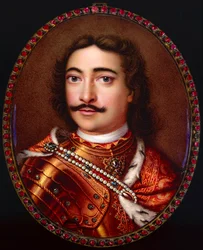 I. Nagy Péter császár portréja 1672-1725.