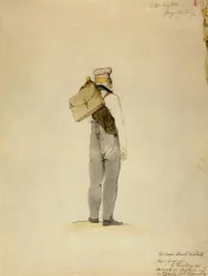 C.D.Friedrich egy gyalogtúrán a Krkonoše-hegységben