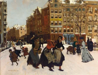 Tél Amszterdamban, 1898 körül