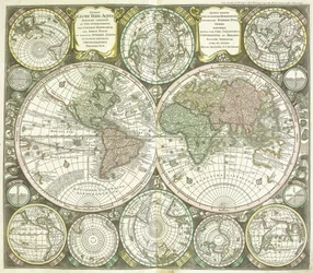 Világtérkép, 1744