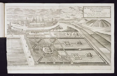 Az új kertek Cremsier-ben, a herceg-püspök rezidenciájában, 1700 körül megjelentek